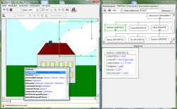 Object-Draw Hauptfenster mitsamt Analysatorfenster